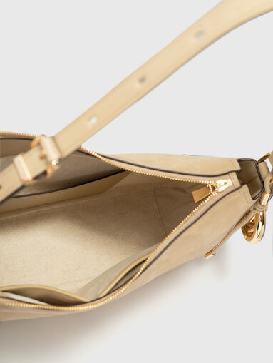 Leather bag with adjustable strap - 5
