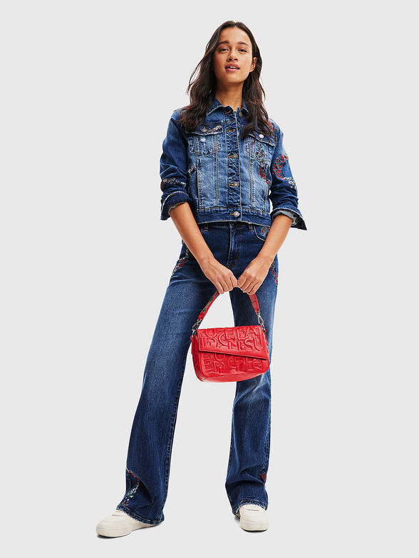 Red bag with logo details  - 2