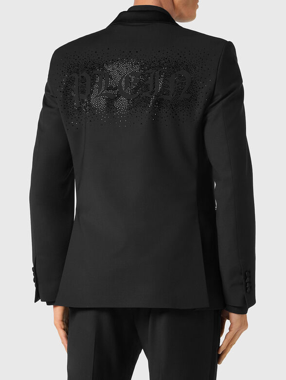 LORD black wool blend jacket  - 2