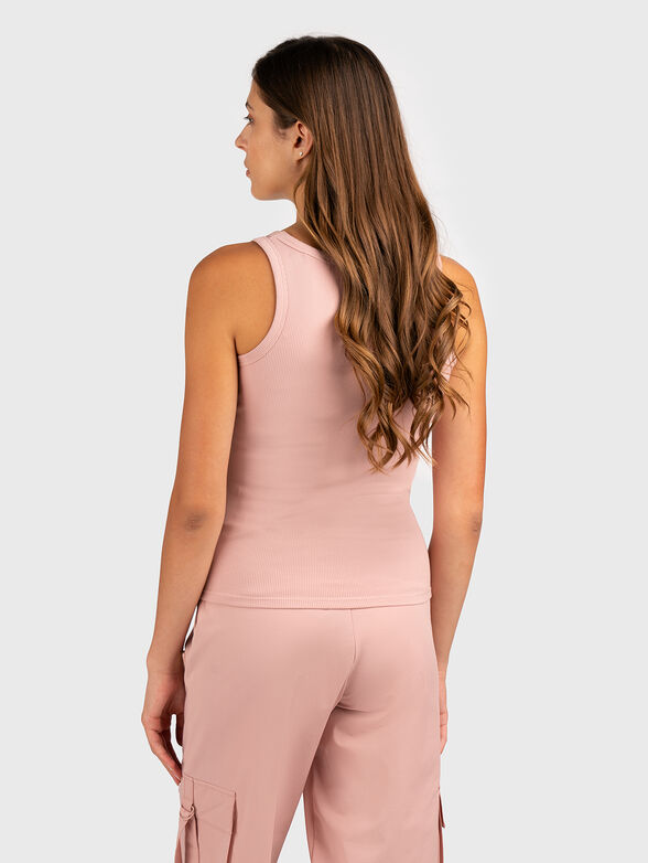COLETTE beige рibbed top - 3