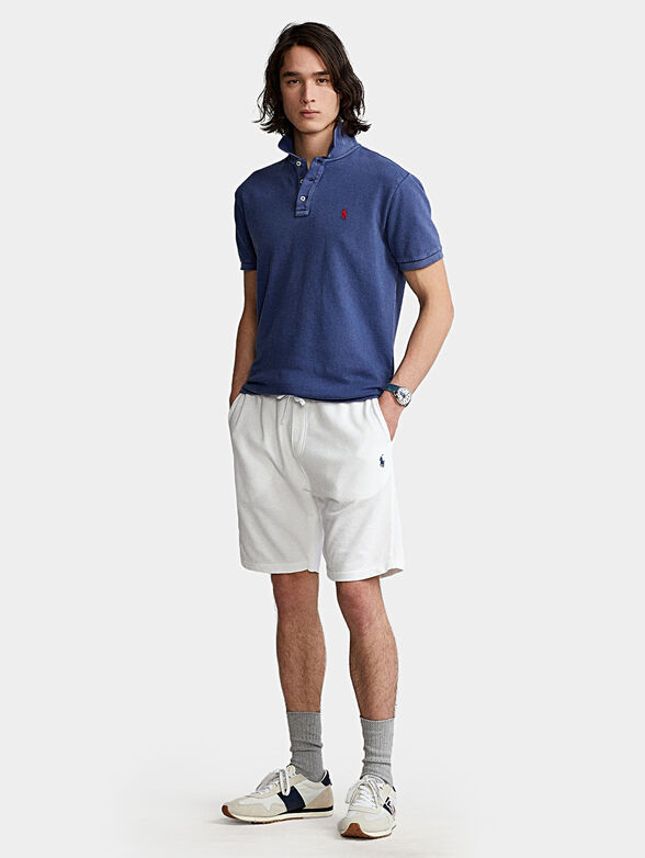 Blue Polo-shirt with logo - 2