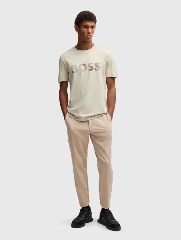 Cotton T-shirt with logo print - 2