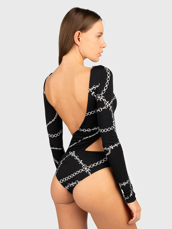 Bodysuit with monogram print - 5