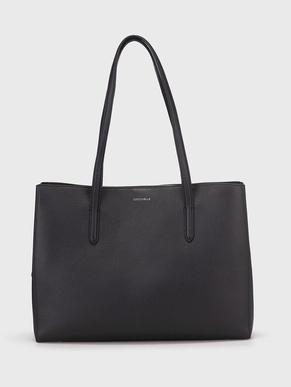 Beige leather bag  - 1