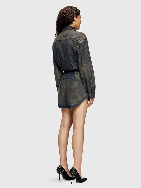 DE-SUSAN-S denim dress with classic collar - 2