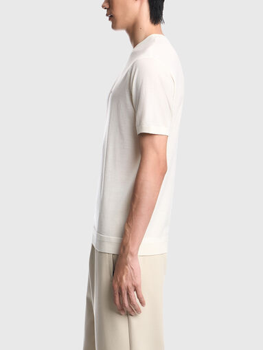 Wool short sleeve sweater - 4