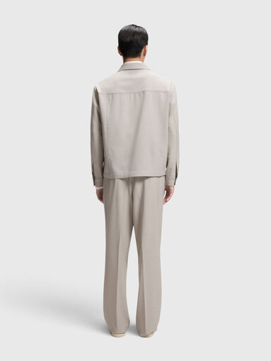Wool jacket with a double zip - 3