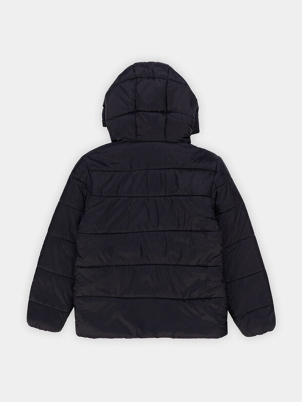 BUNIEL black padded jacket with hood - 2