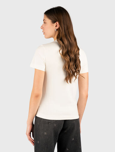 Cotton T-shirt with logo print - 3