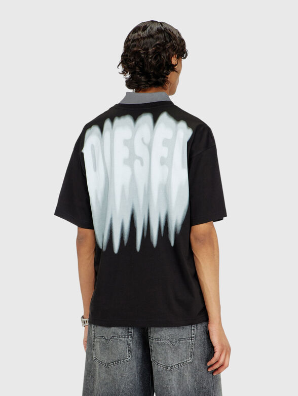 Cotton T-shirt with a logo accent on the back - 2