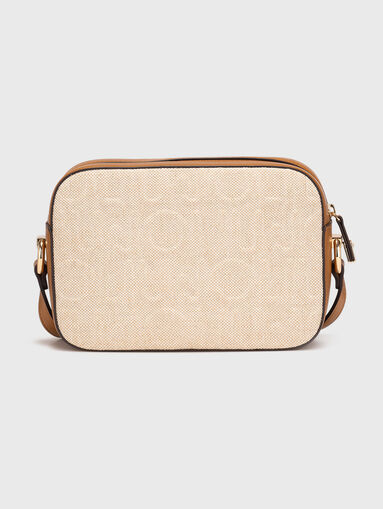 Crossbody bag with embossed monogram  - 3