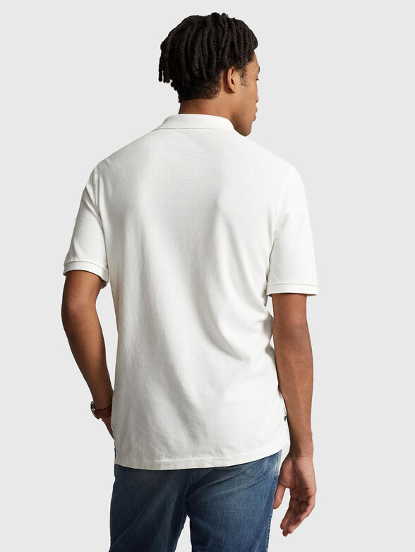 Detail-embroidered Polo Shirt  - 3