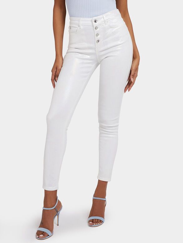 Jeans in white color - 1