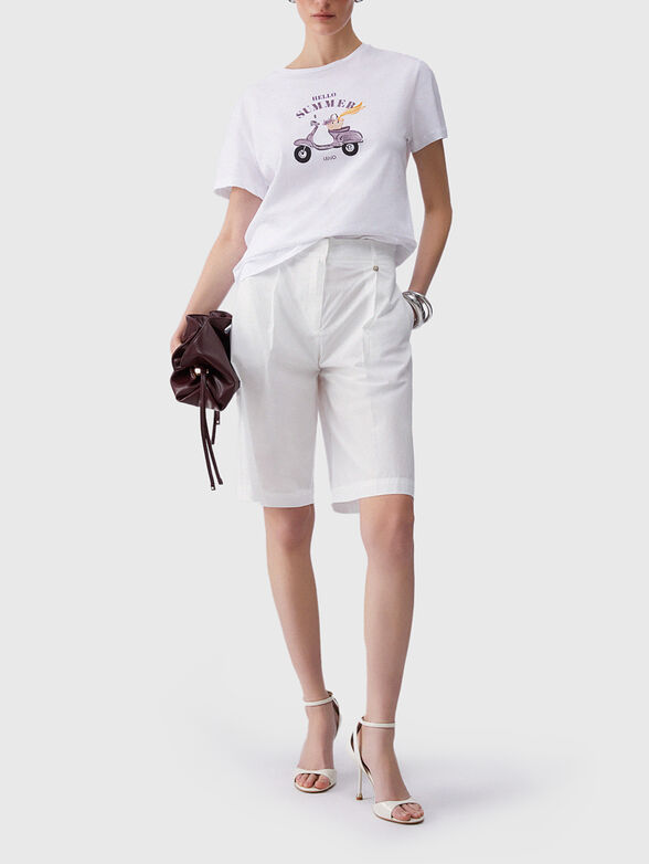 T-shirt with logo applique - 2