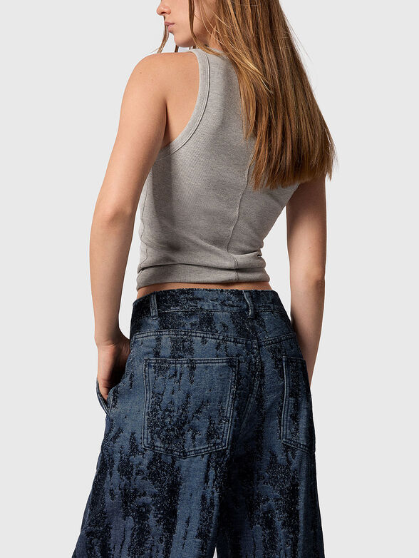 Jacquard gradient denim - 4