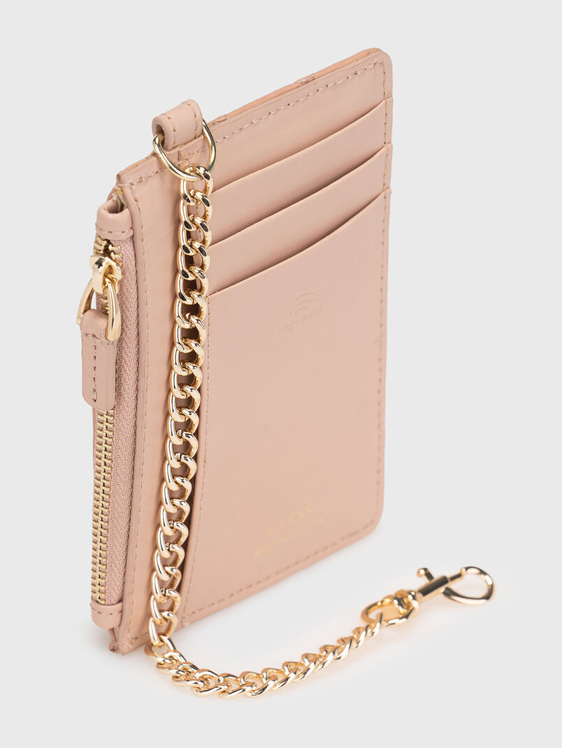 Cardholder with chain in black - 3