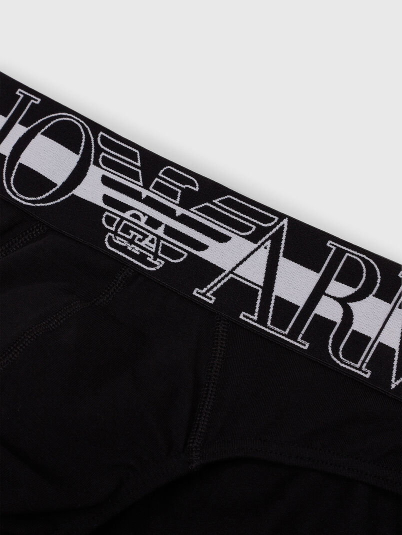 Black briefs with logo  - 3