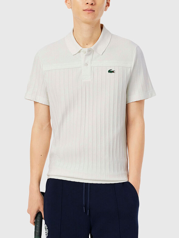 Short sleeve cotton polo shirt - 1