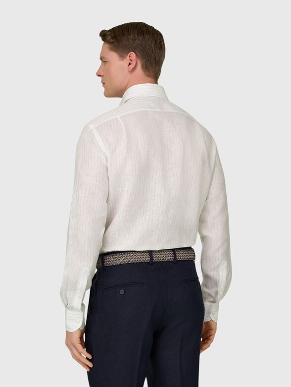 Striped linen shirt - 3