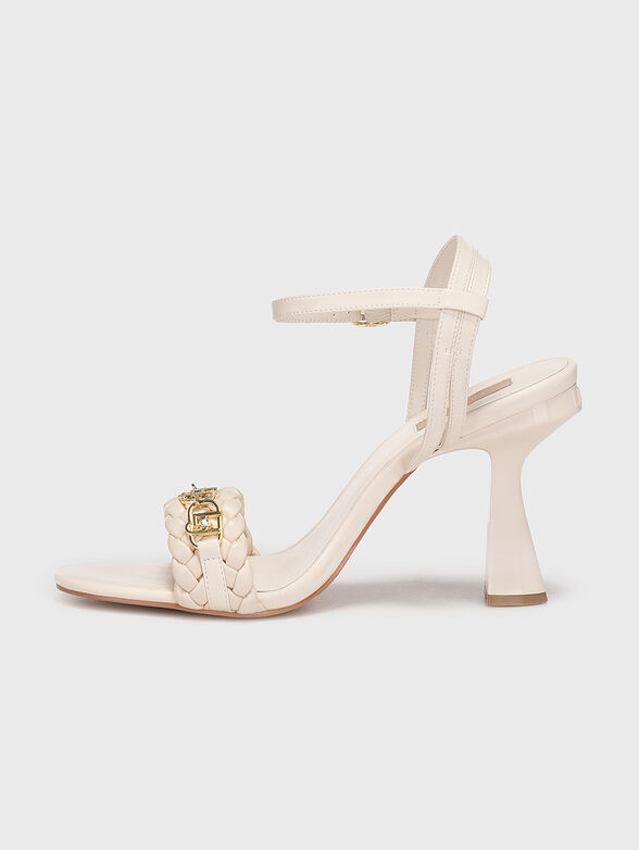 LISA 06 black sandals with metal detail - 4