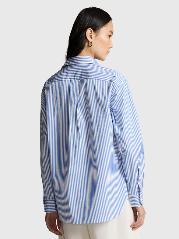 Striped shirt in cotton  - 3