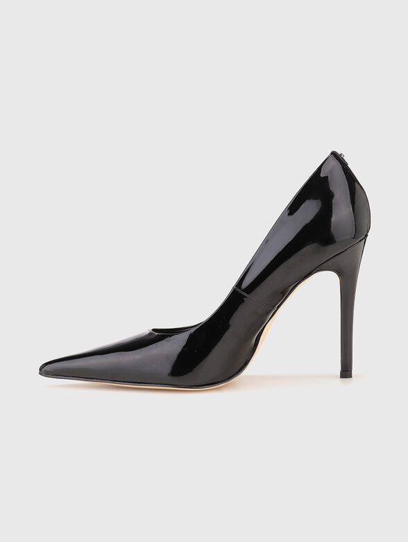 Leather high heeled shoes - 4