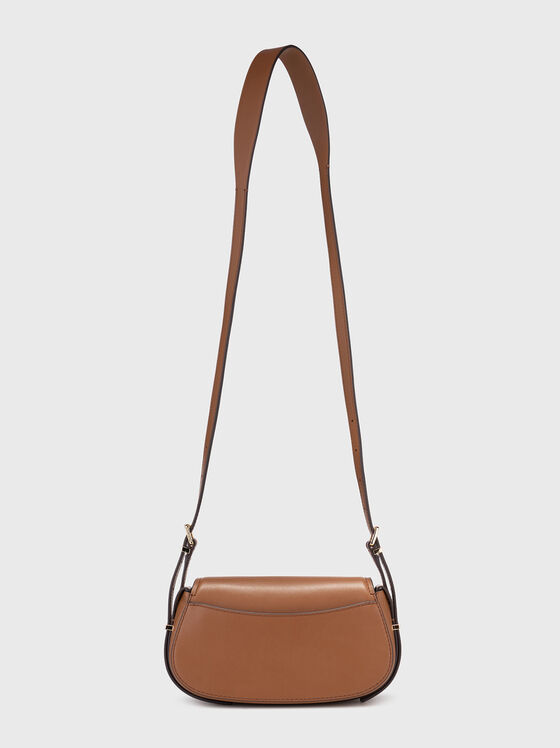 Leather crossbody bag with logo - 2