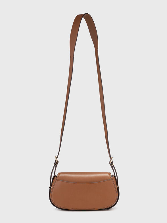 Leather crossbody bag with logo - 2