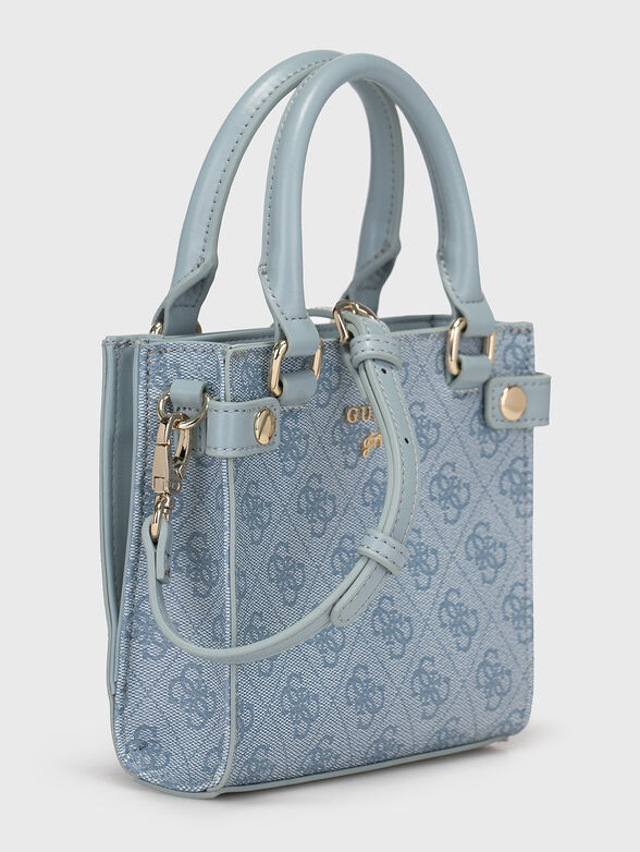 Bag with logo accent in blue color - 4