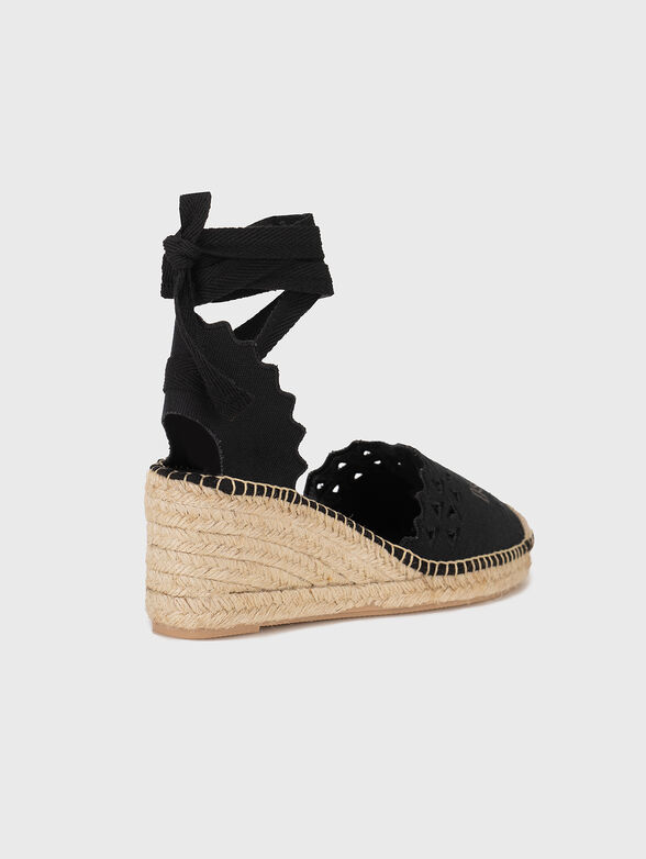 KAMINI black platform espadrilles - 3