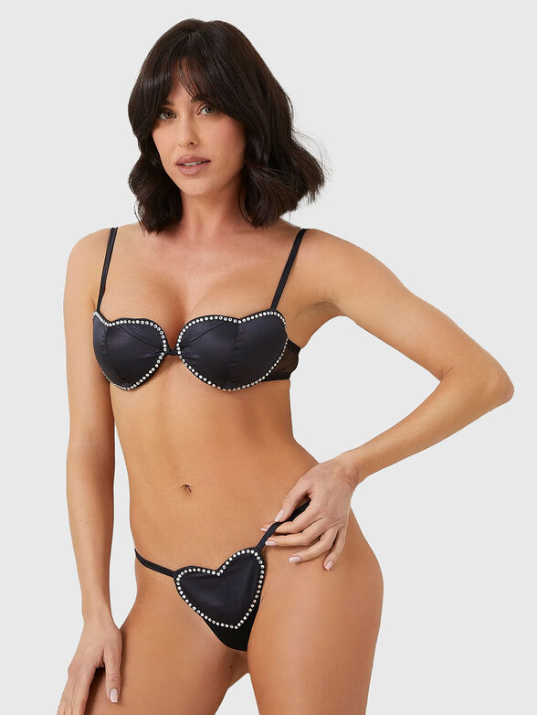 LOVELY G-string with rhinestone - 4