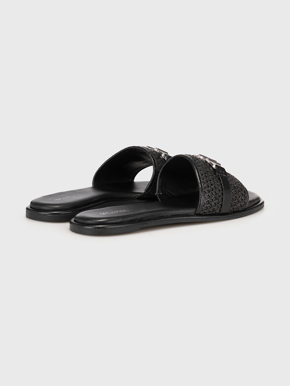 EMBER slippers with metal logo - 3