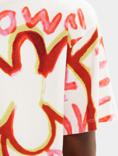 SIMON T-shirt with floral accent - 4