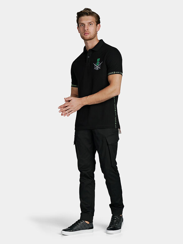 Black polo-shirt - 4