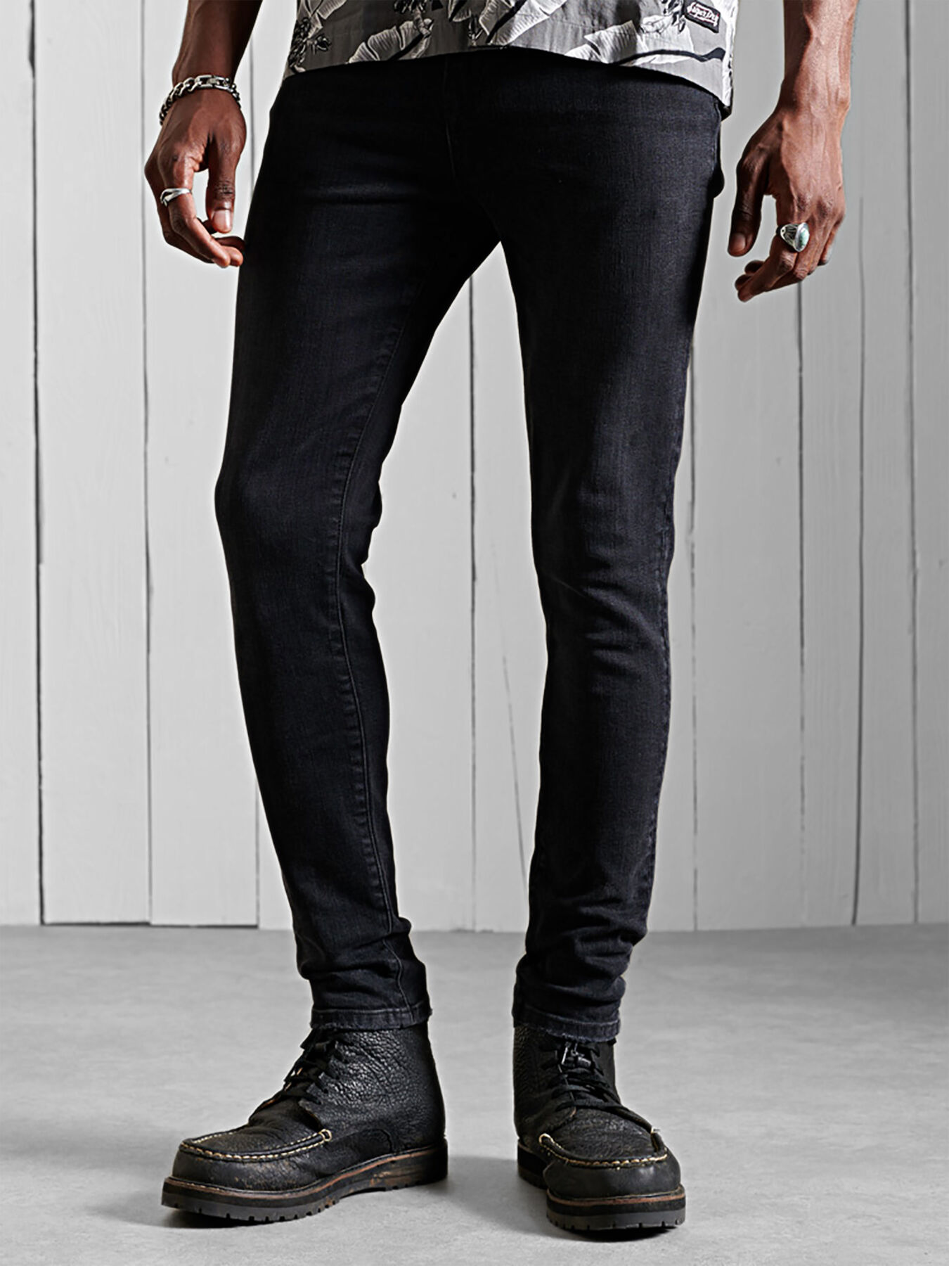 Black jeans brand SUPERDRY 