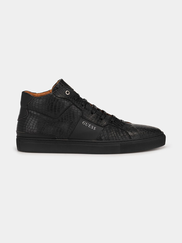 RAVENNA black high-top sneakers - 1