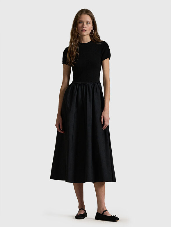 Black midi dress - 1
