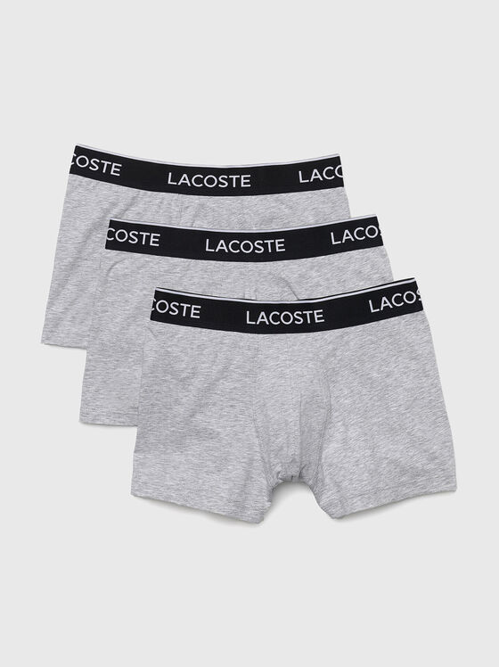 Set of three pairs of boxers in black colour - 1