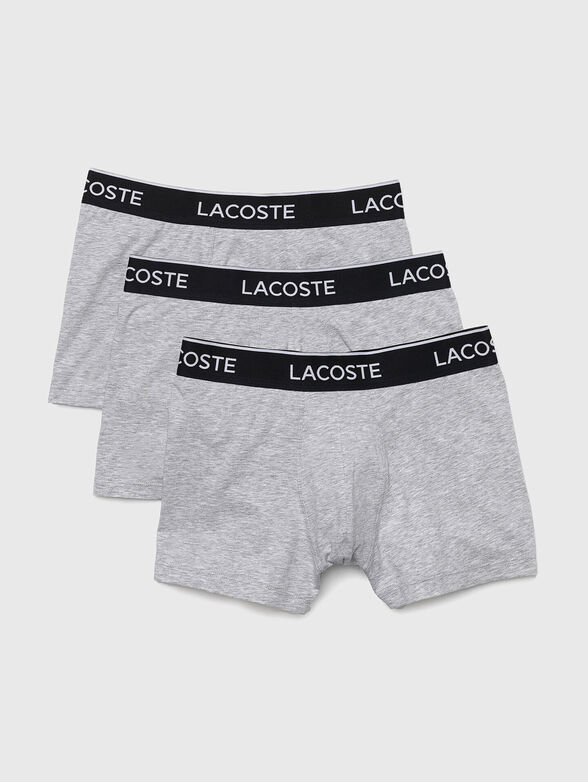 Set of three pairs of boxers in black colour - 1