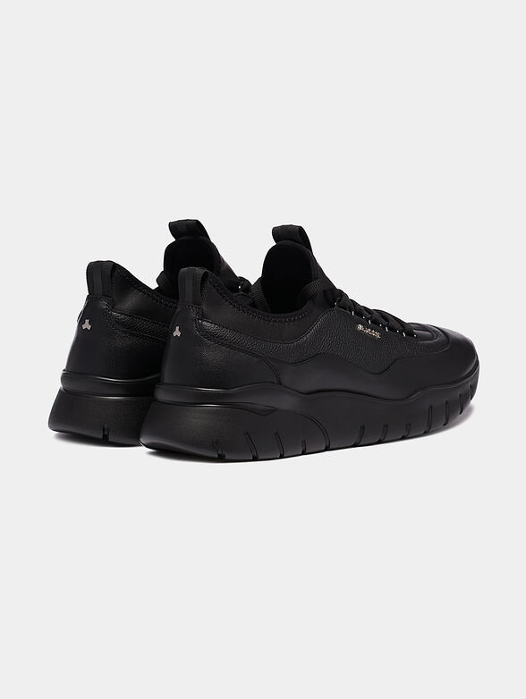 BIKKI Leather sneakers in black - 2