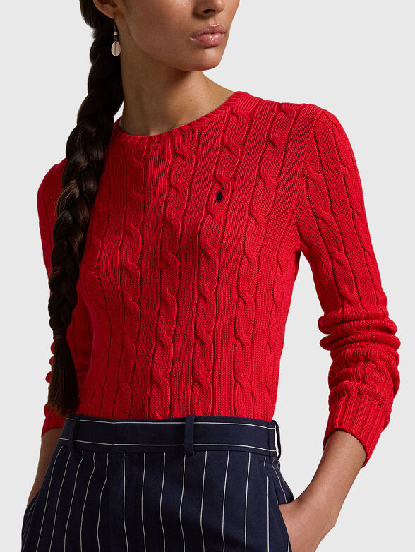 Sweater with embroidered logo - 4