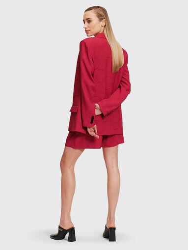 Blazer with logo details - 3