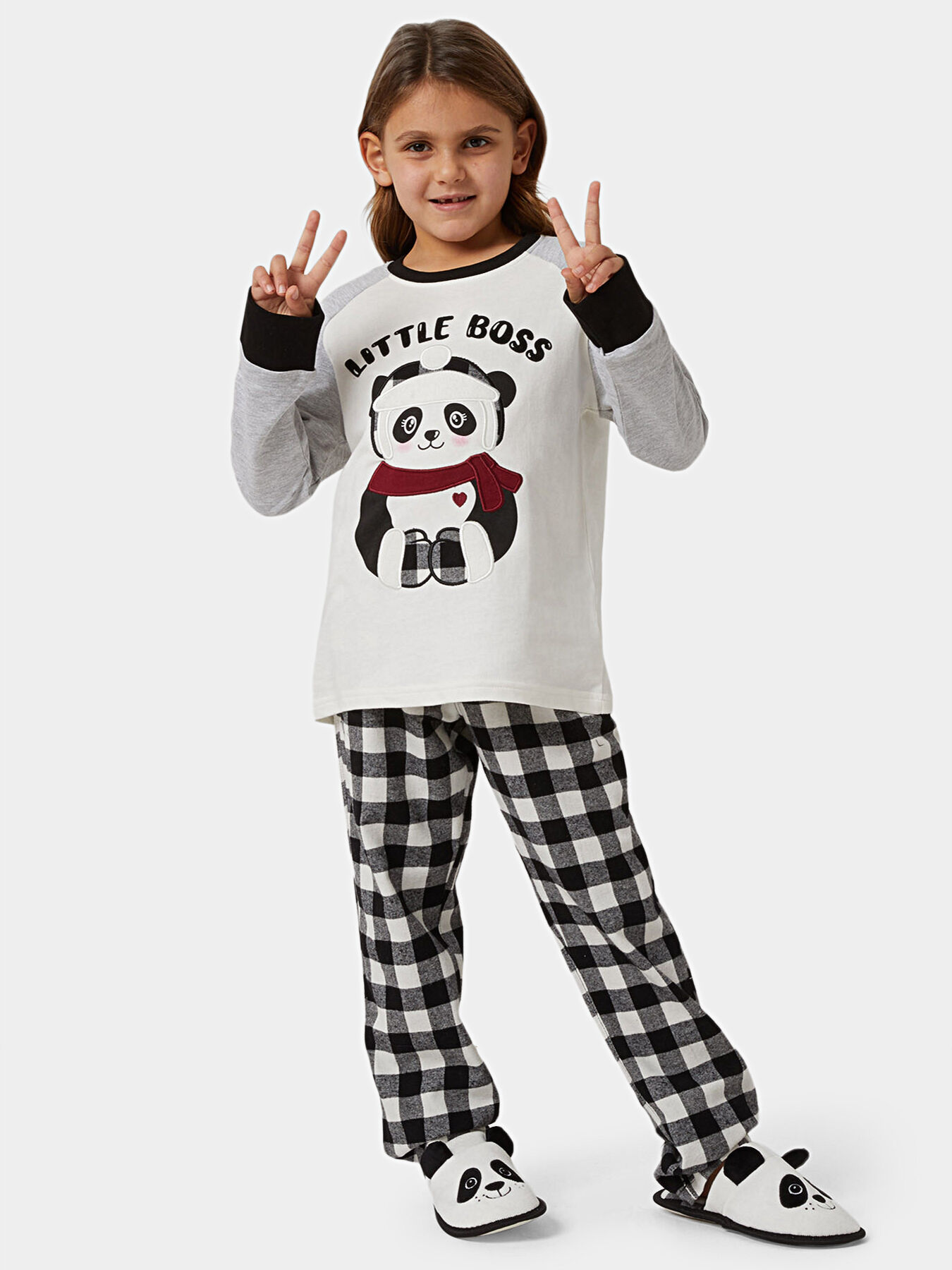 PANDA FAMILY cotton pyjamas with print brand YAMAMAY Globalbrandsstore en