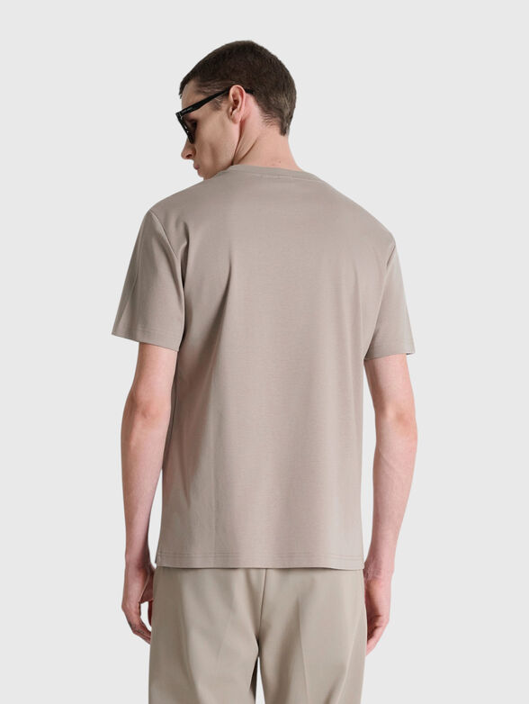Cotton T-shirt with a printed logo - 2
