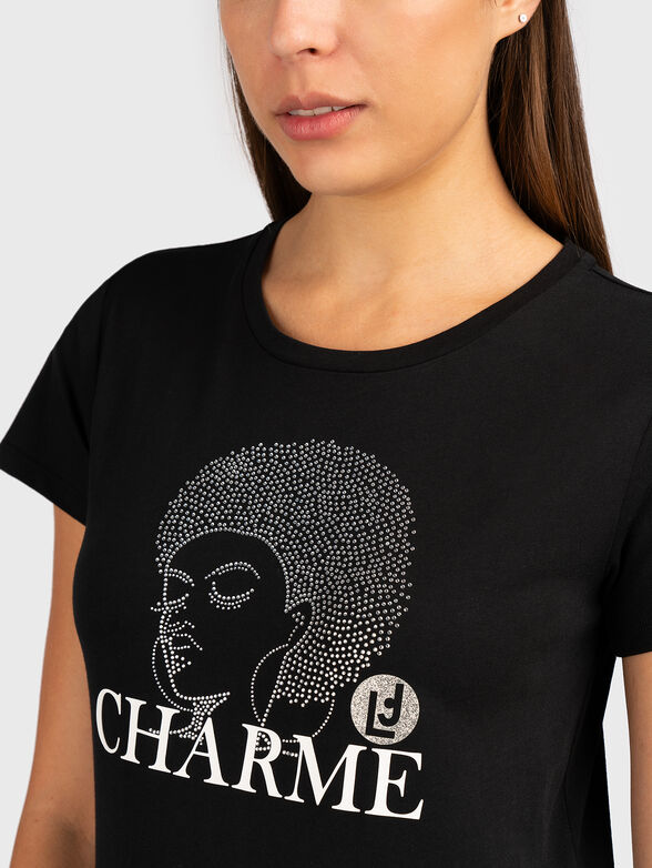 T-shirt with rhinestones - 4