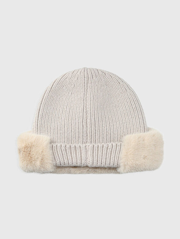 Hat with eco fur - 2