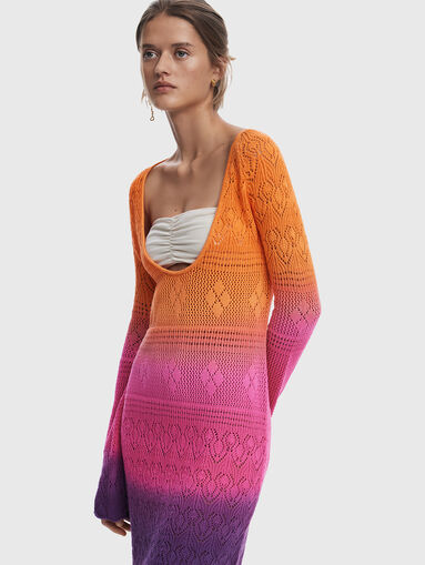 Knitted beach dress - 4