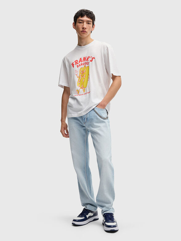 JONAH light blue straight jeans - 4