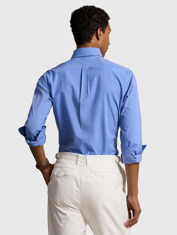 Cotton blend shirt with embroidery - 3