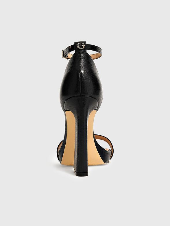 MORRA black heeled sandals - 3